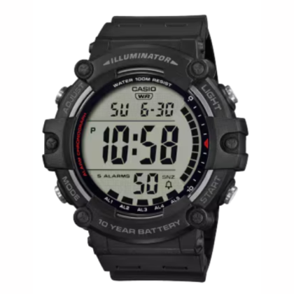 Casio General AE-1500WH-1AV Black Resin Band Men Youth Watch